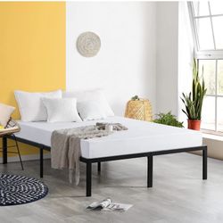 New Cal King size 18 Inch Metal Platform Bed Frame