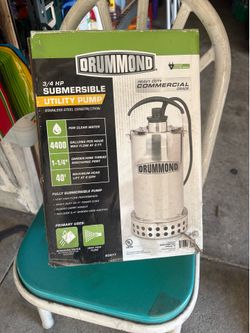 SUBMERSIBLE UTILITY PUMP