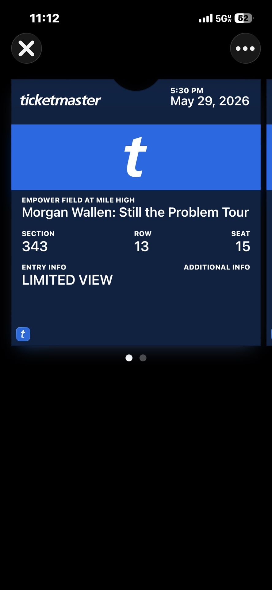 Morgan Wallen 05/29/26 Colorado, Denver