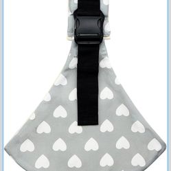 Baby Sling Carrier Newborn to Toddler Adjustable One-Shoulder Design with Hip Seat Support, Labor-Saving Baby Wraps Carrier 10-30 lbs(Heart)