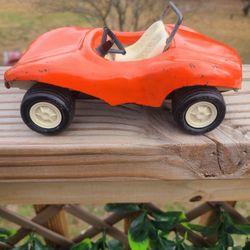 Vintage Tonka Dune Buggy Pressed Steel Orange Toy Car 