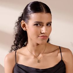 N248- Square Pendant Fashion Necklace!