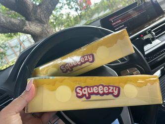 Squeezy yellow squeezy butter from Target