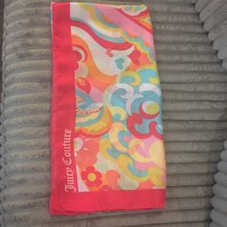 Juicy couture silk scarf