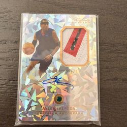 Keepsake Edition Allen Iverson 1/1 Gem Patch Auto 