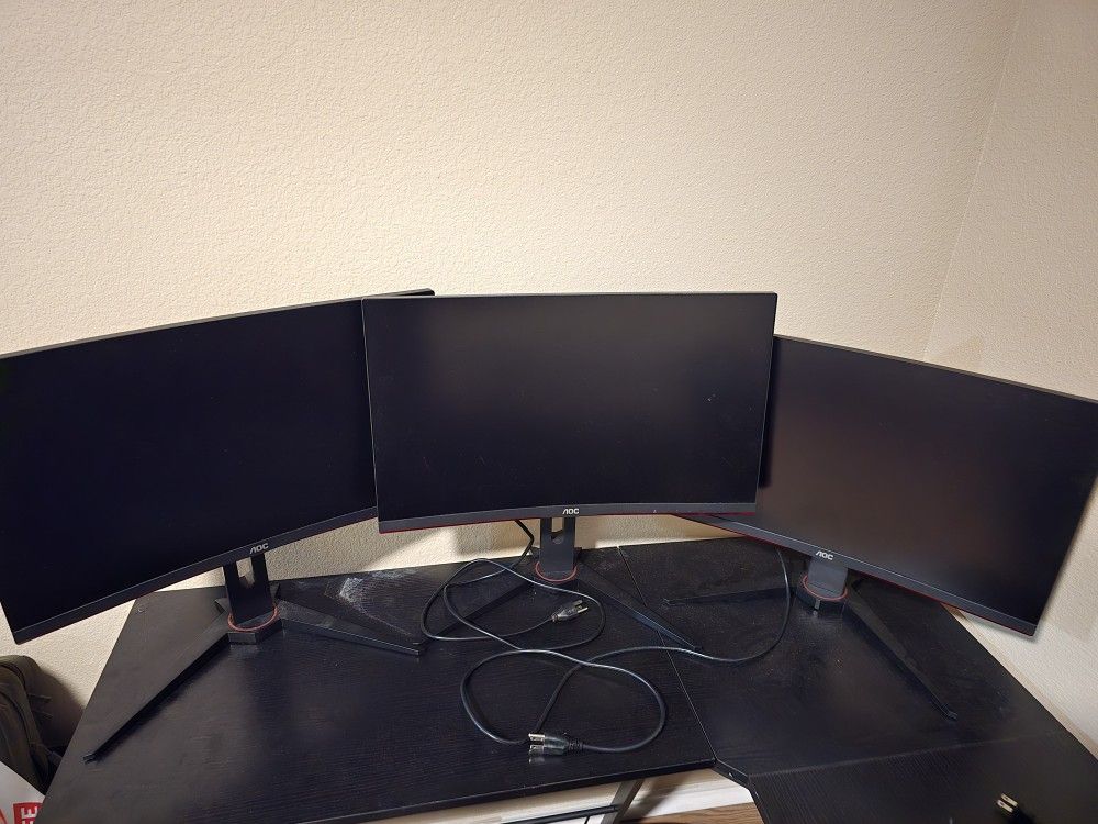 AOC 24in Curved Monitors