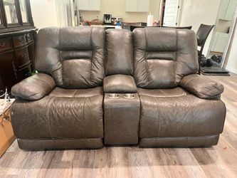 Leather couch