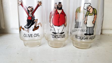 3 collector Kollect a set series glasses $10 each