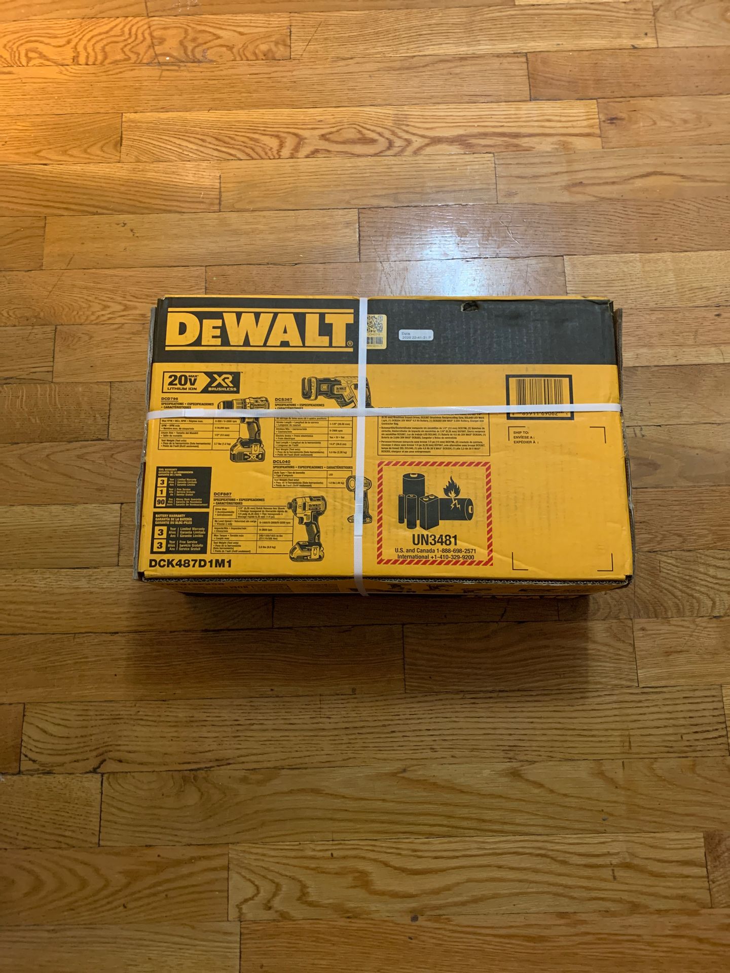 Dewalt 4 pieces DCK487D1M1