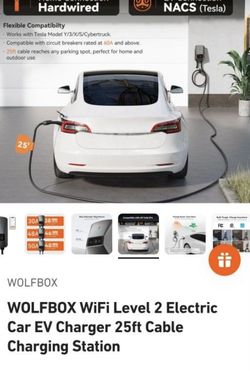 Brand New Home EV car Charger. No Wasting Time Charging Elsewhere When You Can He Home