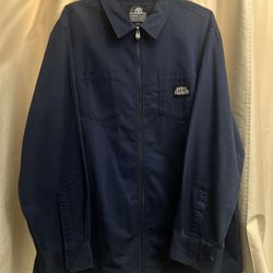 Lurking Class Navy Work Zip Up XL