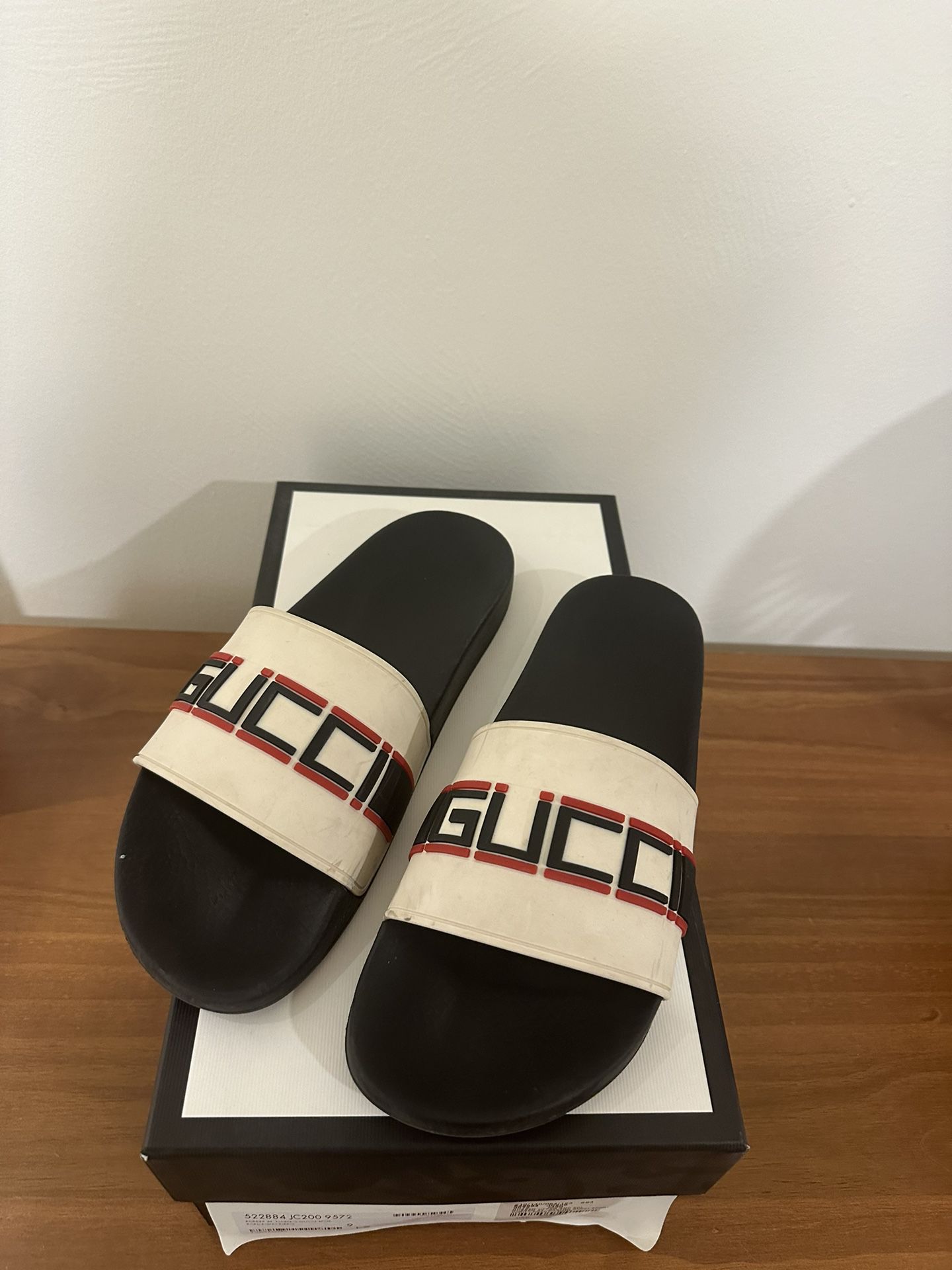 Gucci Stripe Slides 