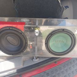 10 Inch Sub Woofers And Clear Box