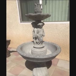 New Water Fountain Made Out Of Cement Perfect Gift 💝 