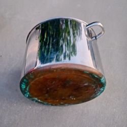Stainless Steel Rivere Ware with Copper Bottom Pot