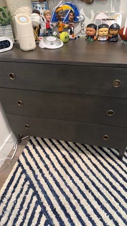 Crate & Barrel blue/grey dresser