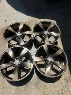 Audi 20x9 5x112 rotor wheels