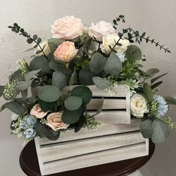 “Wedding floral decor / rustic centerpiece / lantern decor”