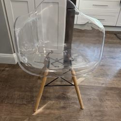 Vanity/desk acrylic clear Chair 