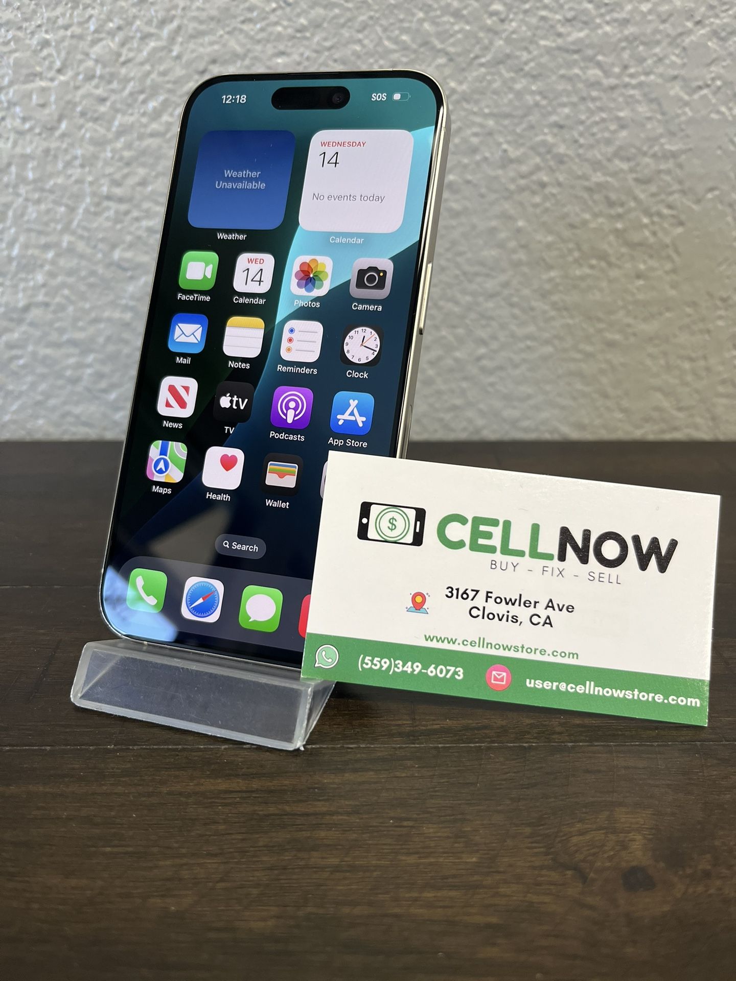 May Promo!! iPhone 15 Pro AT&T 256GB - White