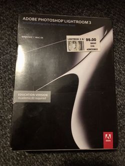 ADOBE / photoshop / LIGHTROOM 3 ( Brand new )