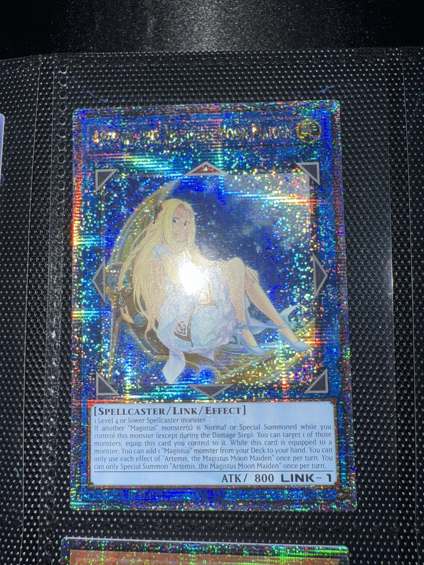 Quarter Century Secret Rare Artemis The Magistus Moon Maiden