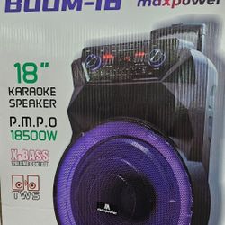 ‼️Speaker bluetooth 🚨🎤🎉  ((18"))