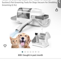 Dog Grooming Kit & Pet Hair Vacuum