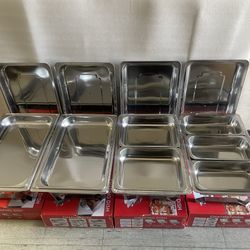 4 Pack Combo Chafing Dish Buffet Stainless Steel 10 Quart