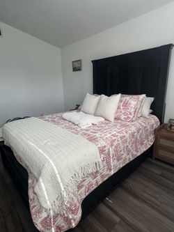 Cal King Wooden Bedframe- frame only