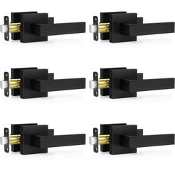 6 Pc Door Nobs Indoor No Keys Need It New $69