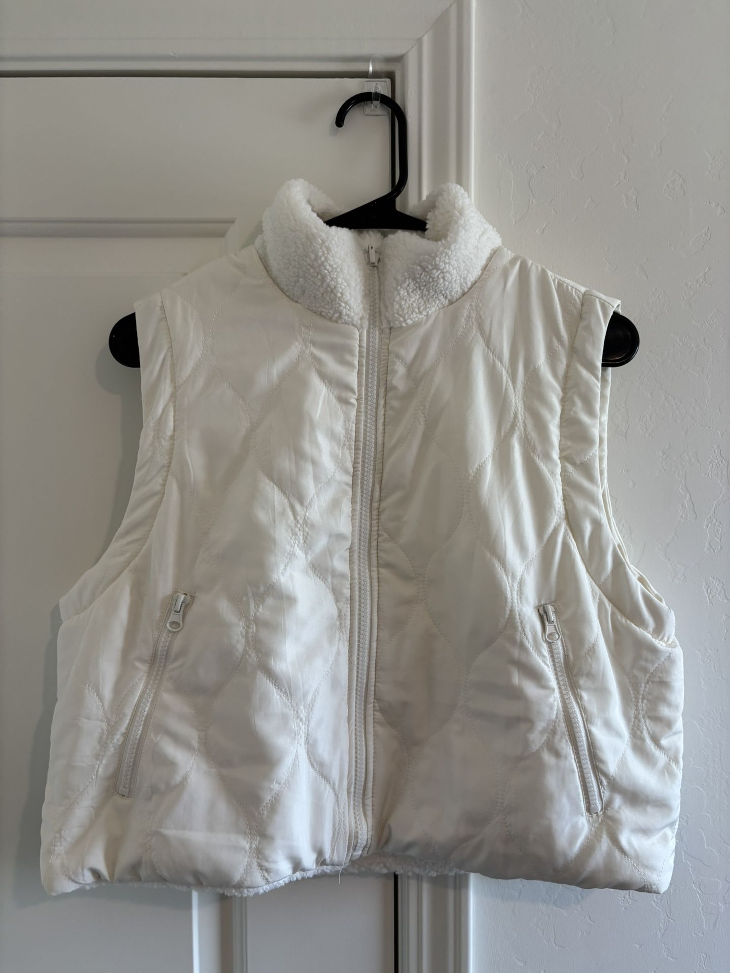 Cream Puffer Vest