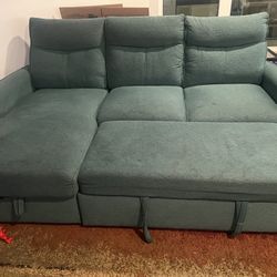 Green Jerome’s sectional Couch 