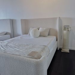 Restoration Style Platform Bed — Curved Headboard/ (NEW )