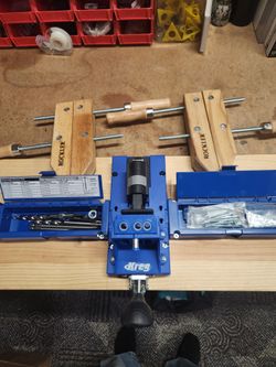 Kreg pocket hole Jig & 2 rockler clamps