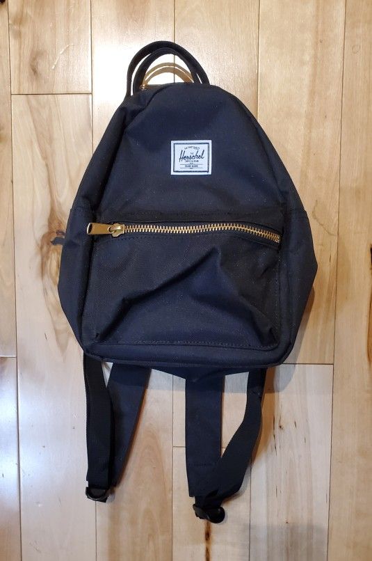 NEW Herschel Nova Black Mini Backpack