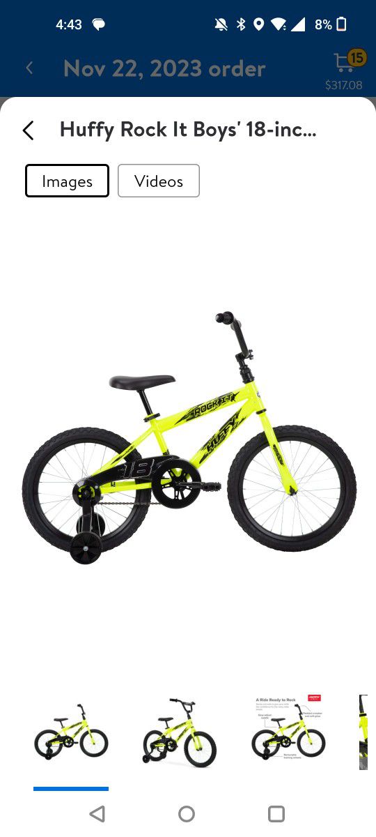 Bike For Ages 4-8 Never Used