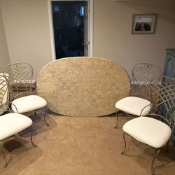 Granite Dining Room Table And Chairs 