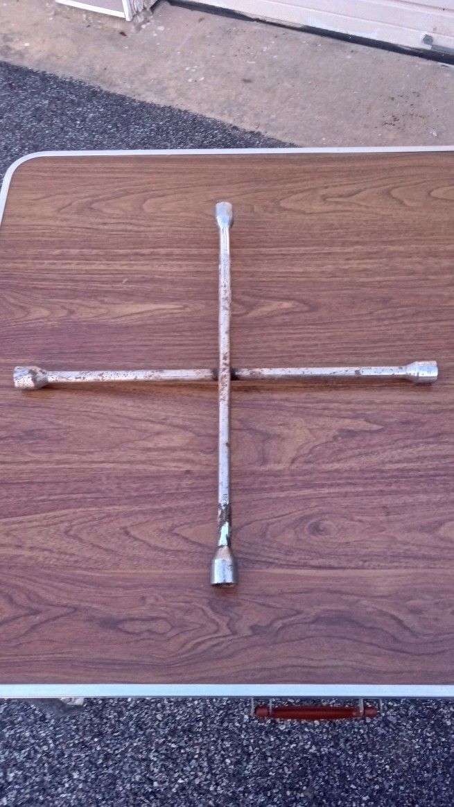 Large Lug Wrench In Great Condition