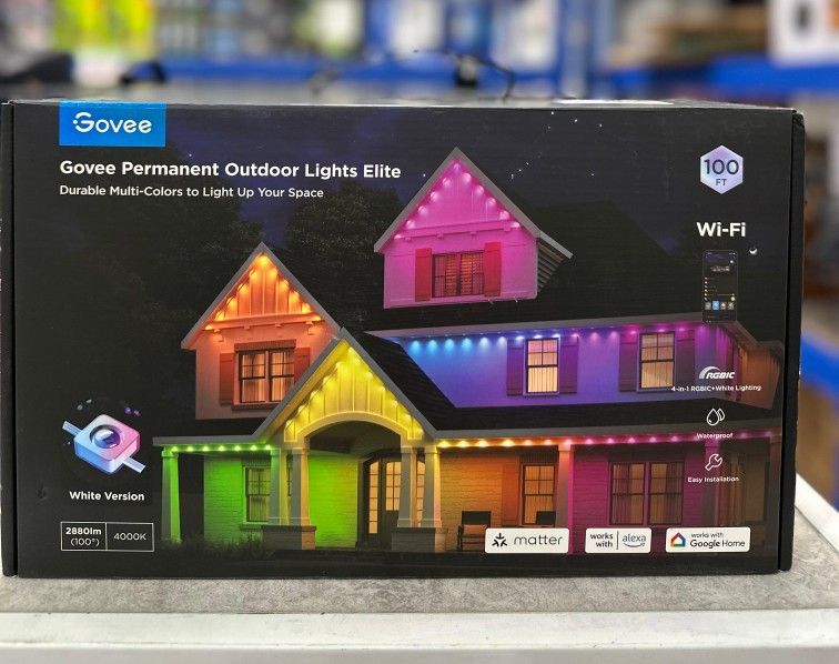 Goove Permanent Outdoor Decor Lights Elite 100ft