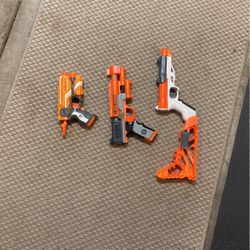 3 Nerf Guns All Work 