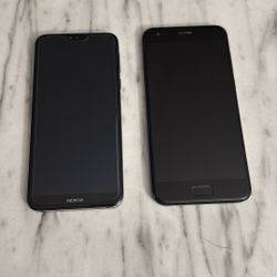 2 Unlocked Android Phones - Nokia & Asus - Great for Kids/Backups