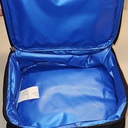 Packlt Freezable Classic Lunch Box, Black, Built with (contact info removed), Reusable, Zip Closure With Zip Front Pocket and Buckle Handle