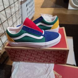 Old SCHOOL VANS YACHT CLUB BLUE/GREEN 