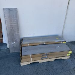 Cap A Tread Sterling Oak 47 in. L x 12.15 in. W x 42.92 mm T Vinyl Overlay Stair Tread and Reversible Riser Kit