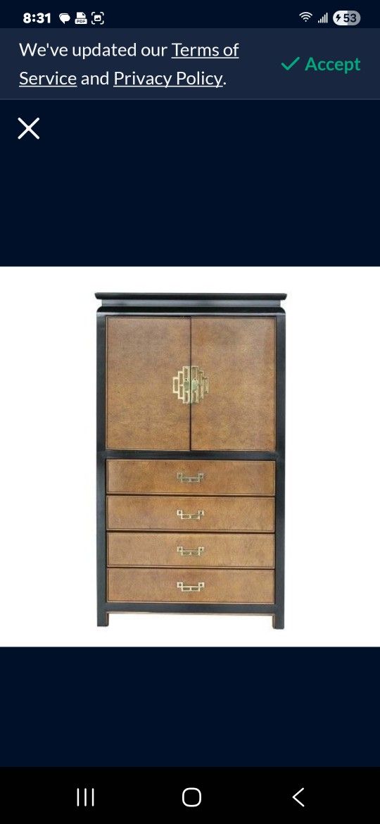 Entertainment Center/desk Made By Century.