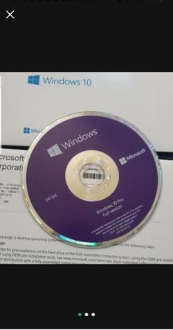 Windows 10 Pro DVD's and Home Edition (NO KEY)