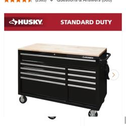 52 Inch 9-Drawer Mobile Workbench Toolchest 