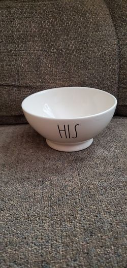 Rae dunn bowl his dishes kitchen dinnerware dishware