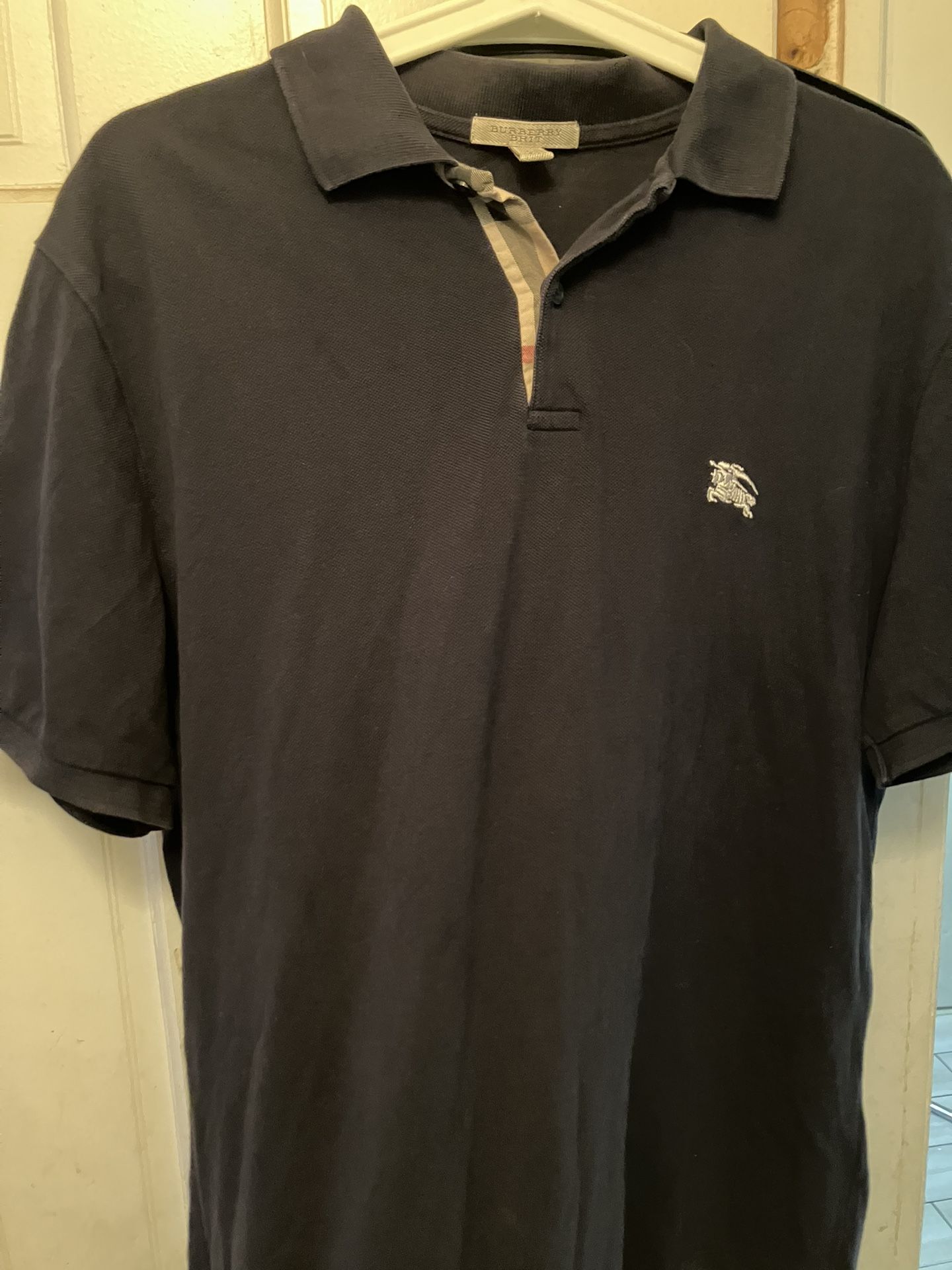 Burberry Brit Polo Shirt - XL - Navy Blue